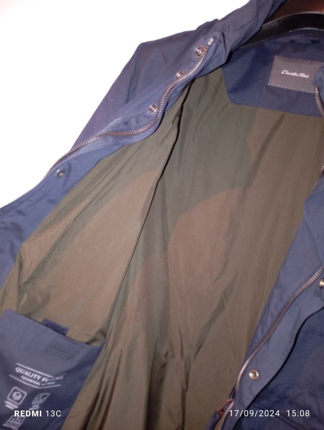 Chaquetón 5XL Emidio Tucci (54-64) Azul oscuro.