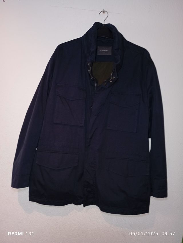 Chaquetón 5XL Emidio Tucci (54-64) Azul oscuro.