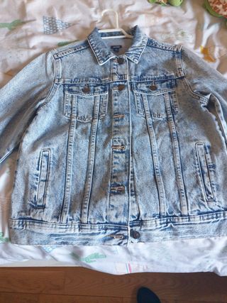 Cazadora vaquera unisex niño/niña.