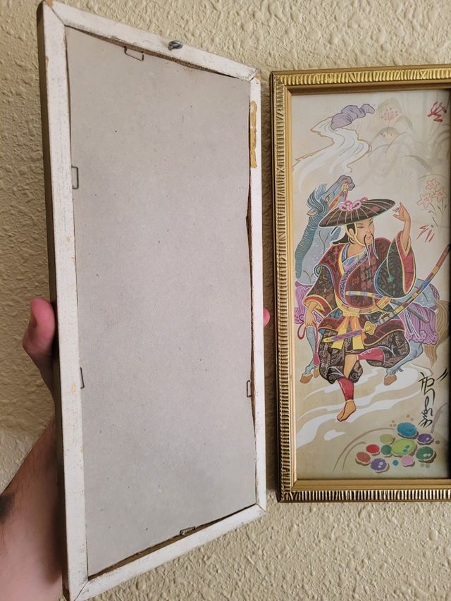 Cuadros payaso y samurai