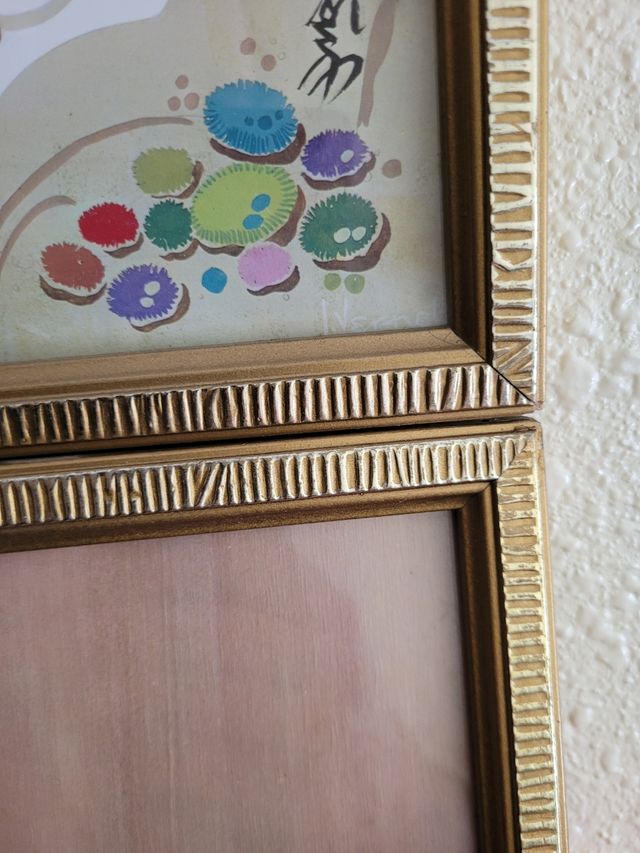 Cuadros payaso y samurai