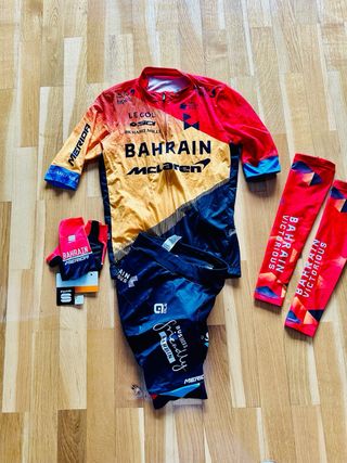 Traje ciclismo Bahrain MacLaren LeCoL/Ale