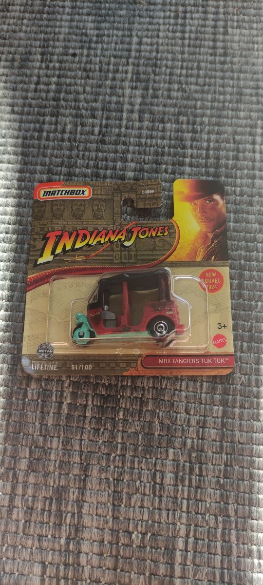 Coche Matchbox, tuk tuk de Indiana Jones