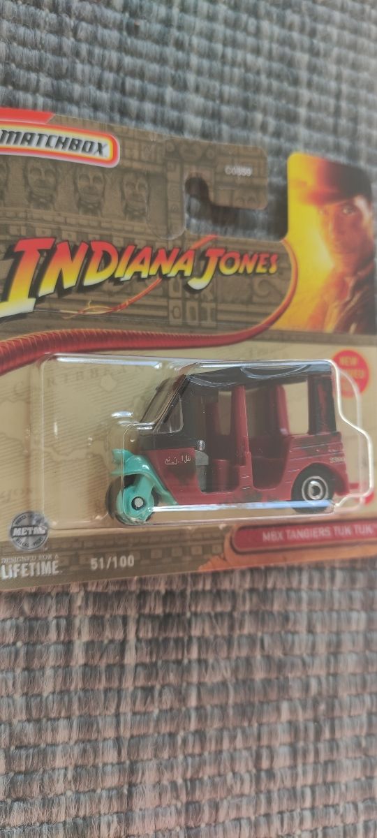Coche Matchbox, tuk tuk de Indiana Jones