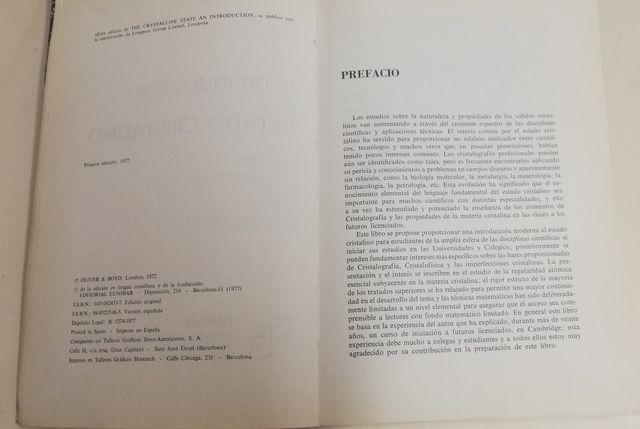 INTRODUCCIÓN AL ESTADO CRISTALINO (P. Gay)