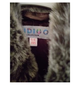 Pelliccia smanicata bambina gilet 5anni 6anni 7 an