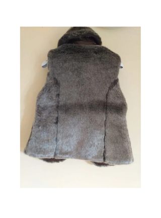 Pelliccia smanicata bambina gilet 5anni 6anni 7 an