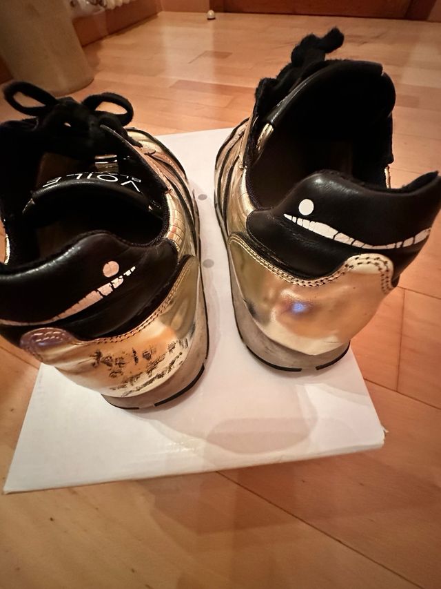 Bambas voile blanche dorada