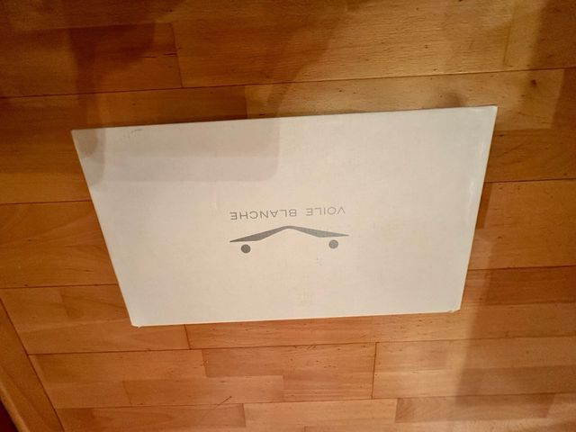 Bambas voile blanche dorada