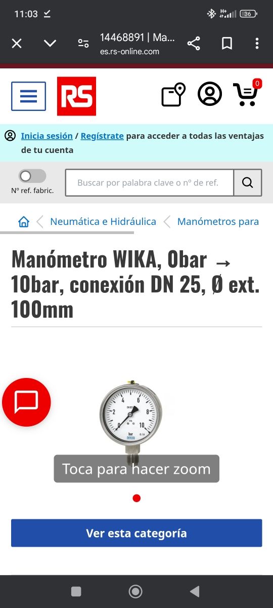 Manometro a glicerina