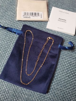 Cadena chapada oro 18kt Vidal NUEVA