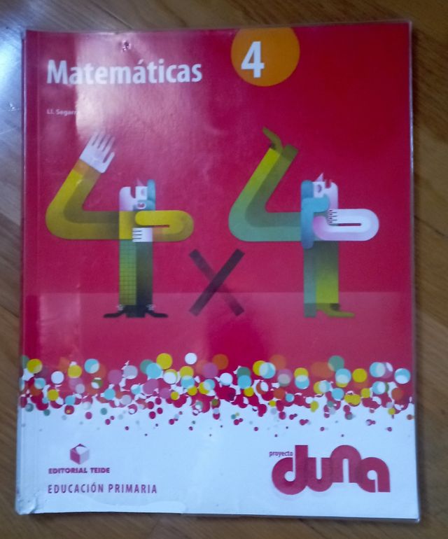 Libro matemáticas 4 primaria