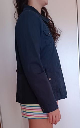 Chaquetón de señora azul T. 48 
