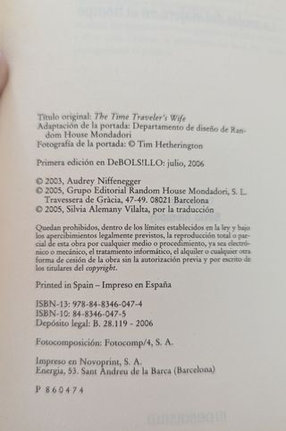 La mujer del viajero en el tiempo