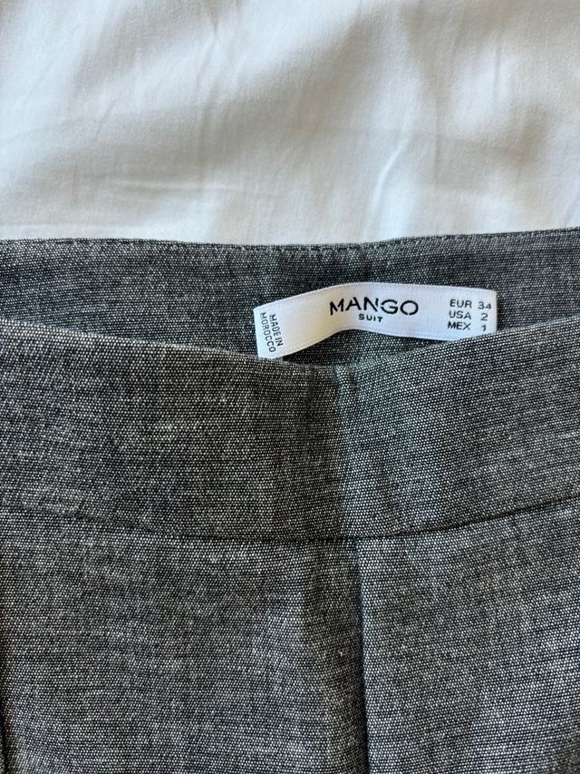 Pantalon vestir mango XS