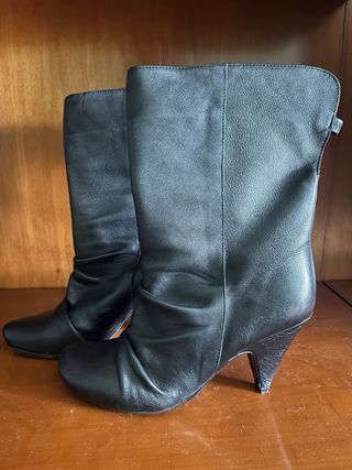 Botines de piel