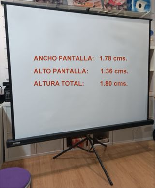 Proyector Sony y pantalla