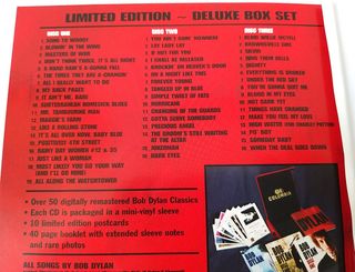 BOB DYLAN-LIMITED EDITION DELUXE BOX SET