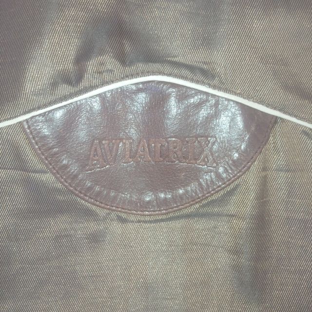 Cazadora de cuero marca aviatrix