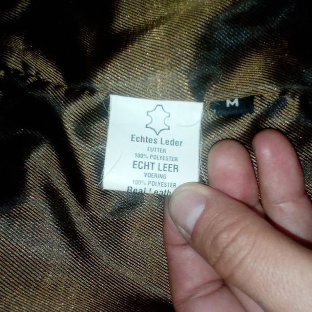 Cazadora de cuero marca aviatrix