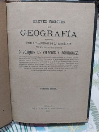Breves Nociones de Geografía para los Alumnos 1882