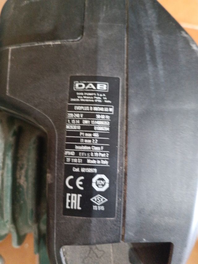 Bomba recirculación