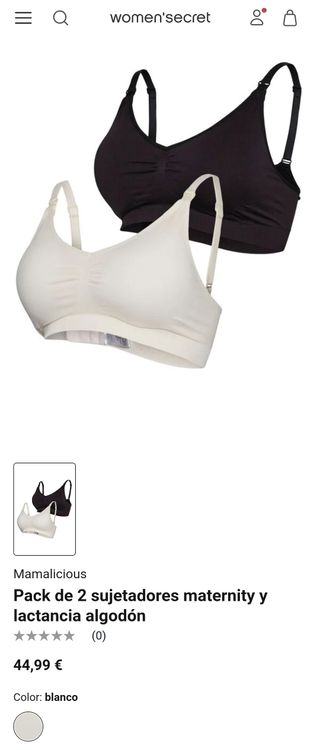 Pack de 2 sujetadores Mamalicious lactancia