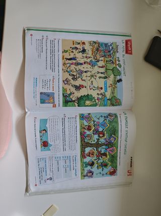 Libro texto 1° ESO, Francés