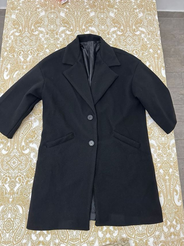 Cappotto tre quarti nero