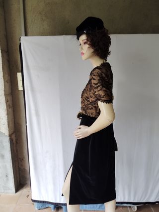 Vestido antiguo años 30 