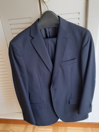 Traje azul marino caballero 