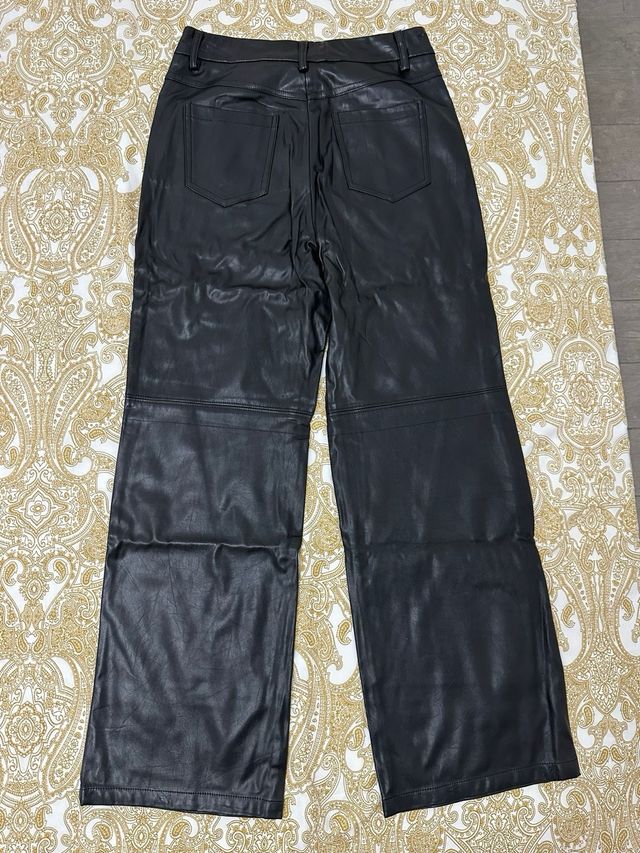 Jeans in pelle nero Shein