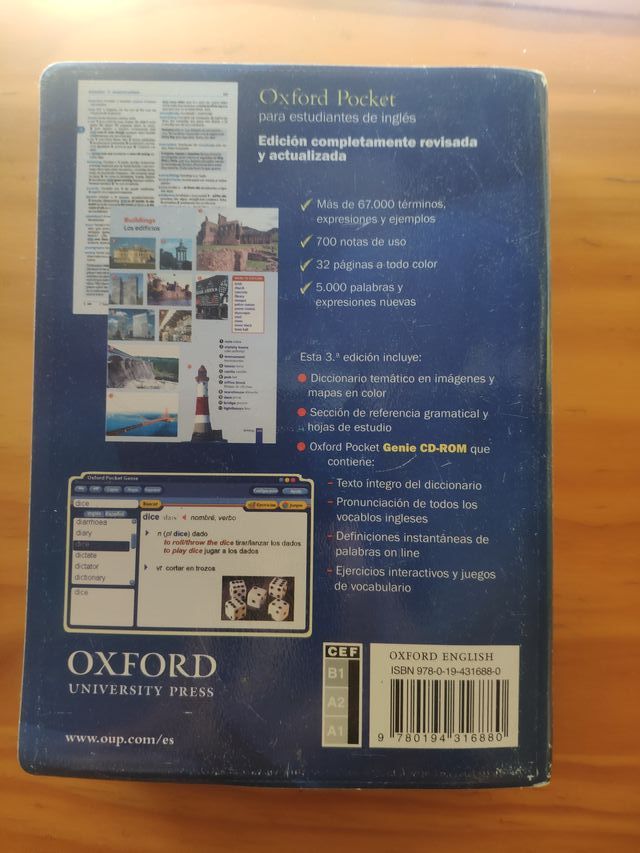 Diccionario ingles Oxford pocket