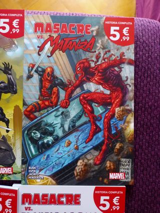 Cómics Masacre Marvel