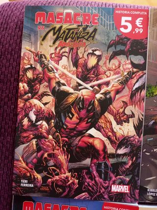 Cómics Masacre Marvel