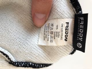 Berretto Cappello Freddy Nero Taglia Unica Unisex