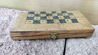 Juego de viaje ajedrez vintage