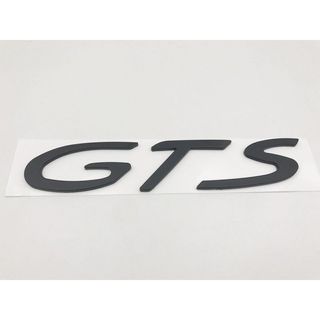 EMBLEMA LETRAS PORSCHE GTS 19X3,5 negras