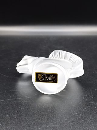 Figura ardilla cristal francés Sevres 