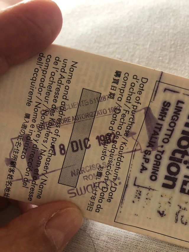 Orologio Swatch People