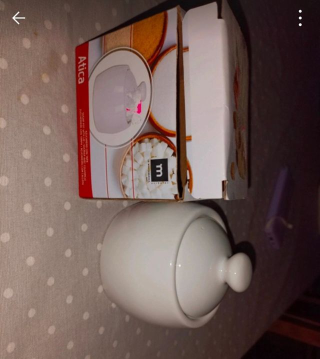 Azucarero a estrenar