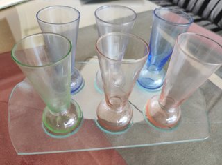 Vasos chupitos cristal