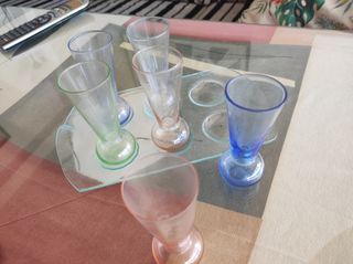 Vasos chupitos cristal