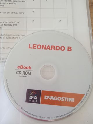 Leonardo A+CD, B+CD, C+CD, + L. Tavole di disegno