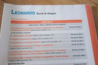 Leonardo A+CD, B+CD, C+CD, + L. Tavole di disegno