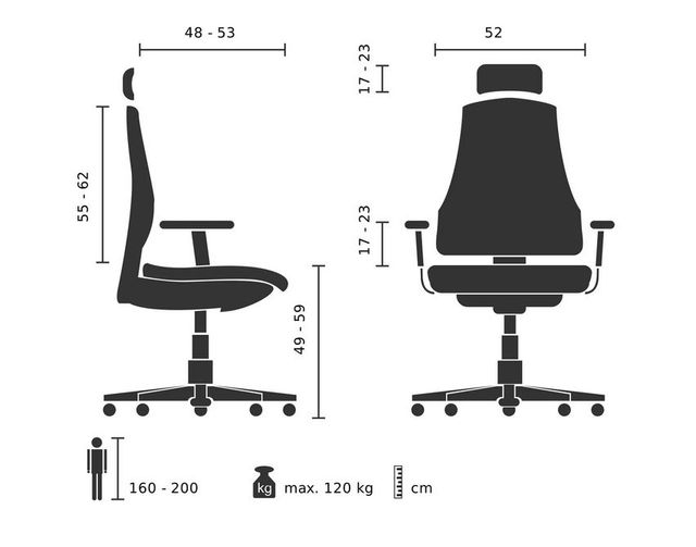 Sedia ufficio VENUS BASE - High-end