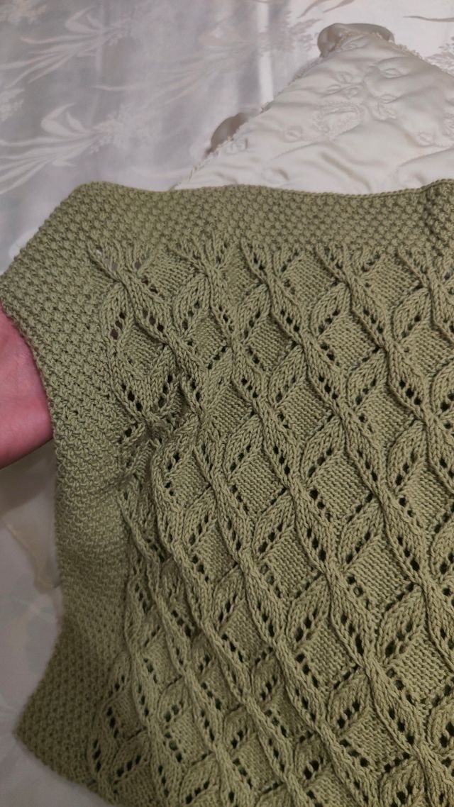 Copertina per neonato verde