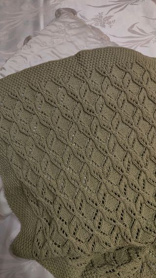 Copertina per neonato verde