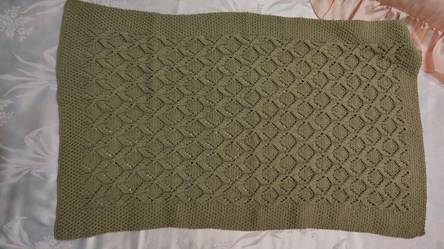 Copertina per neonato verde