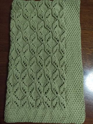 Copertina per neonato verde